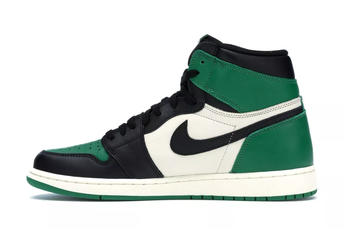 Фото № 4 с приближением к товару «‎Jordan 1 Retro High Pine Green»
