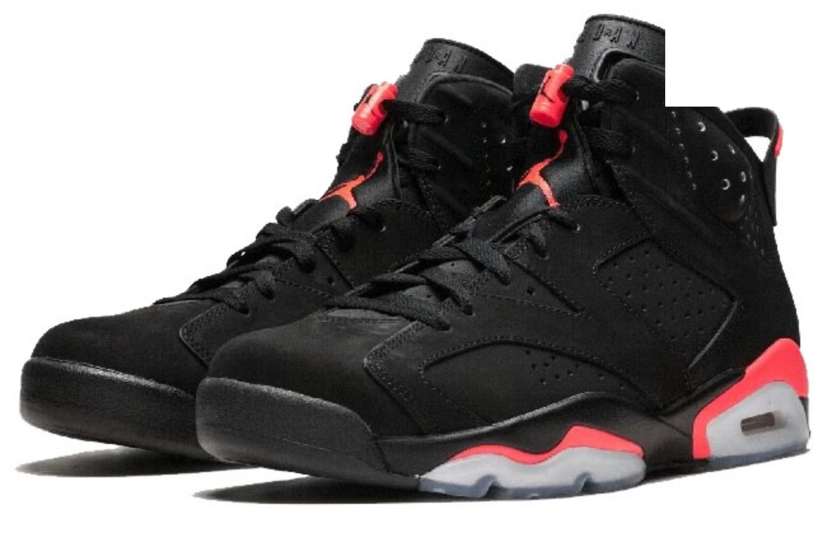 Фото № 2 с приближением к товару «‎Jordan 6 Retro Infrared Black 2014 (GS)»
