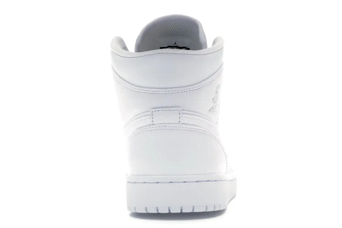 Фото № 4 с приближением к товару «‎Jordan 1 Mid Triple White (2018)»