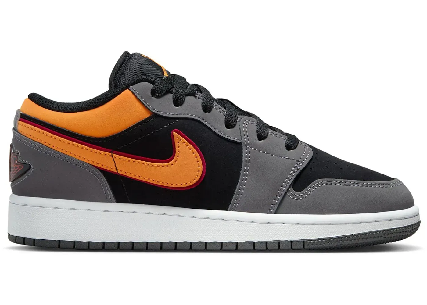 Фото № 1 с приближением к товару «‎Jordan 1 Low SE Light Graphite Vivid Orange »
