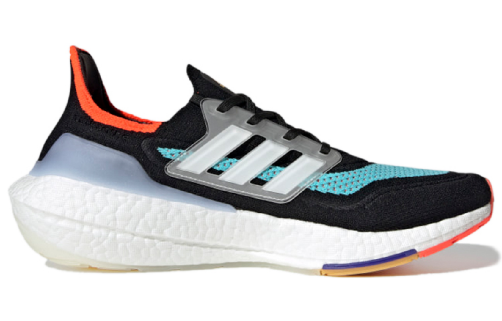 Фото № 2 с приближением к товару «‎adidas UltraBoost 21 'Black Pulse Aqua'»