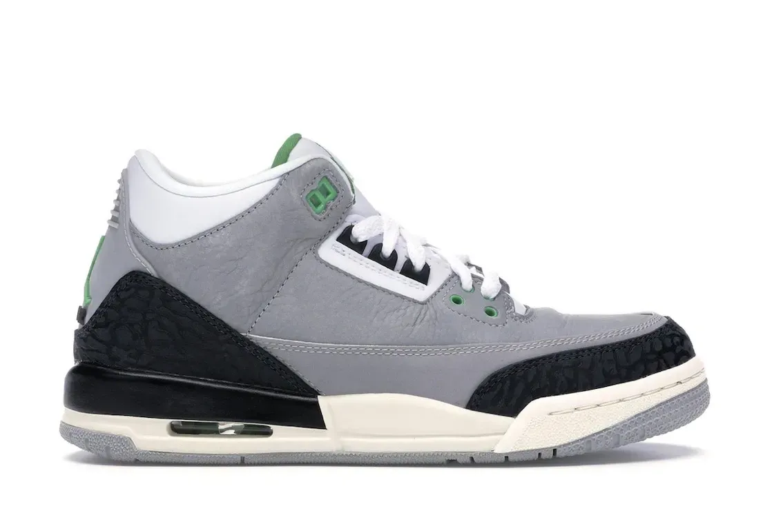 Фото № 1 с приближением к товару «‎Jordan 3 Retro Chlorophyll »