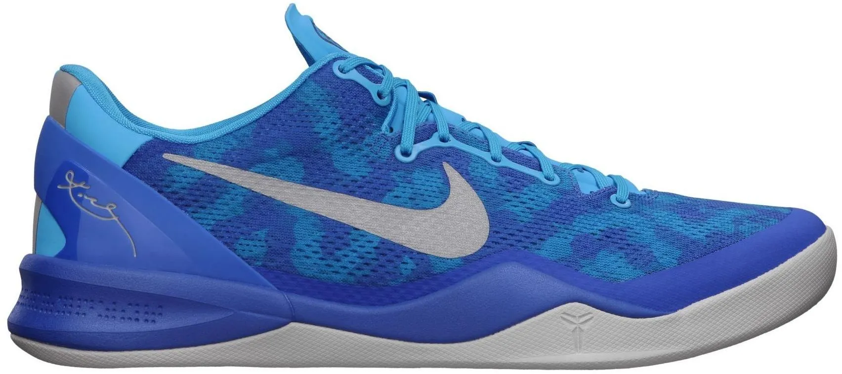 Фото № 1 с приближением к товару «‎Nike Kobe 8 Blue Glow»