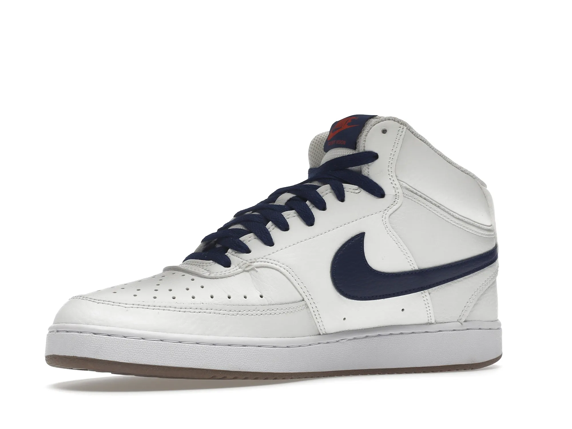 Фото № 3 с приближением к товару «‎Nike Court Vision Mid Summit White»