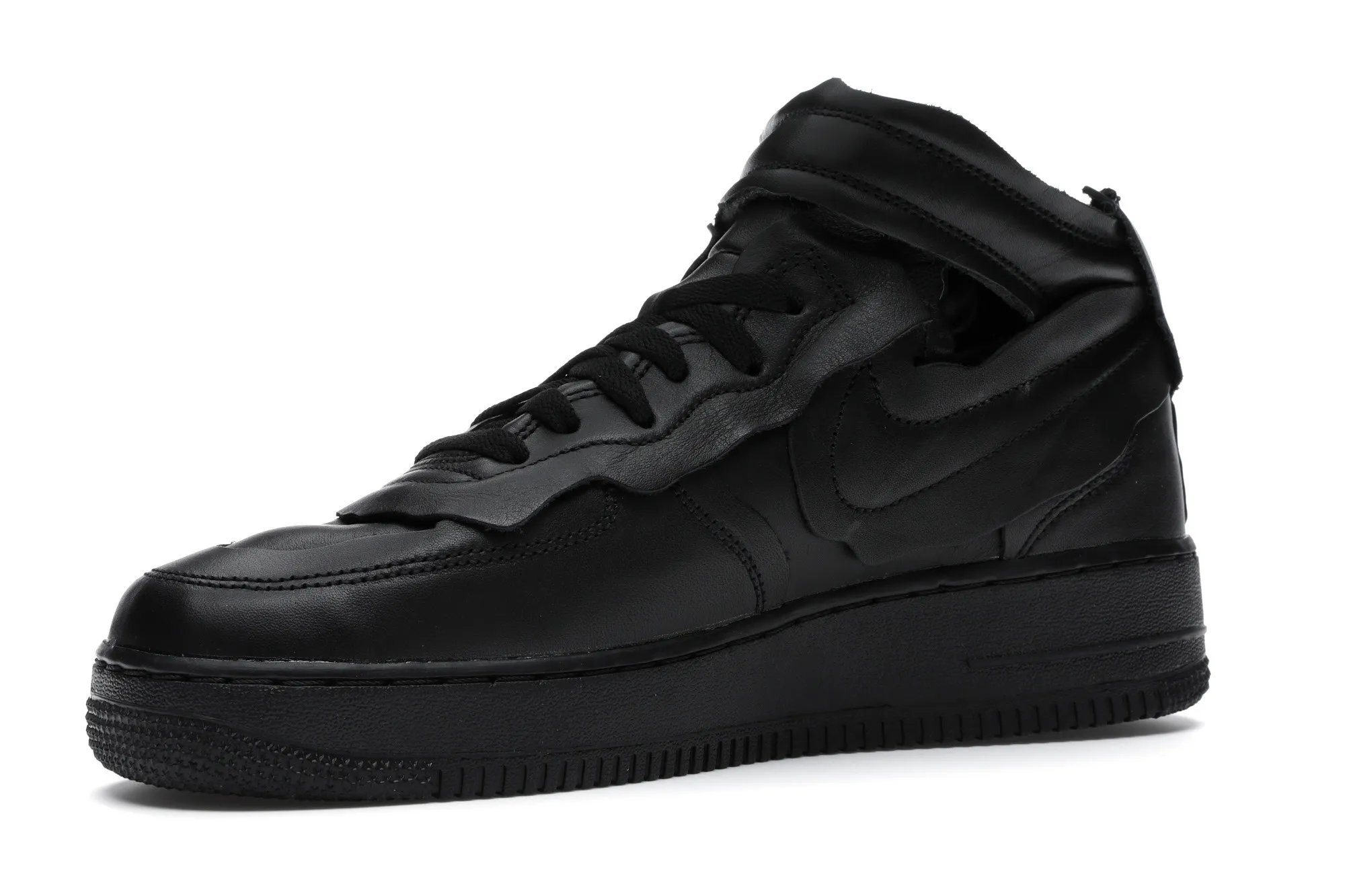 Фото № 2 с приближением к товару «‎Nike Air Force 1 Mid Comme des Garcons Black»
