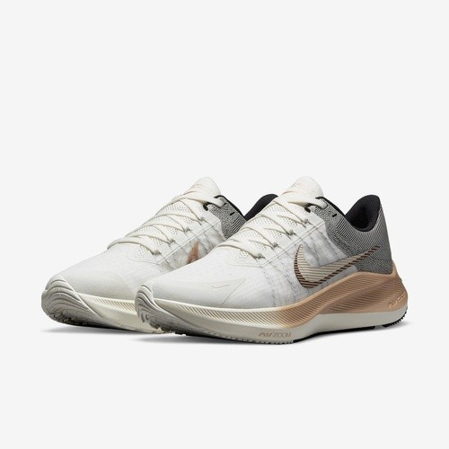 Фото № 3 с приближением к товару «‎Nike Wmns Zoom Winflo 8 Low-Top Running Shoes GrayWhiteGold»