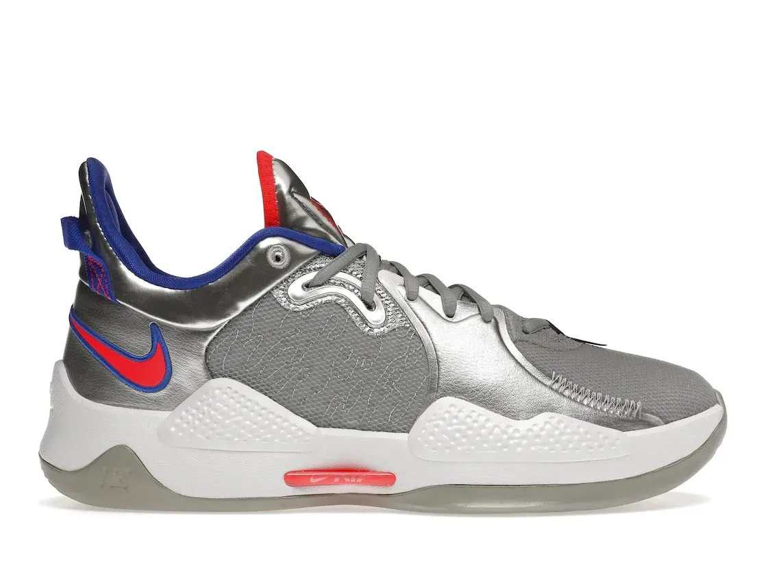 Фото № 1 с приближением к товару «‎Nike PG 5 Clippers Metallic Silver»