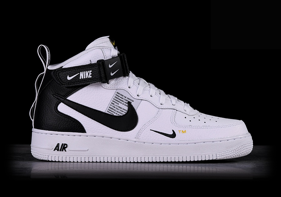 Фото № 1 с приближением к товару «‎Nike Air Force 1 Mid 07 LV8 Utility Skate shoes White Black»