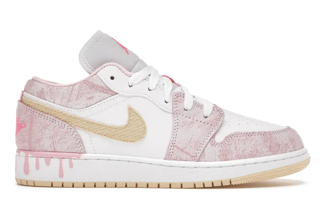 Фото № 1 с приближением к товару «‎Jordan 1 Low Paint Drip »