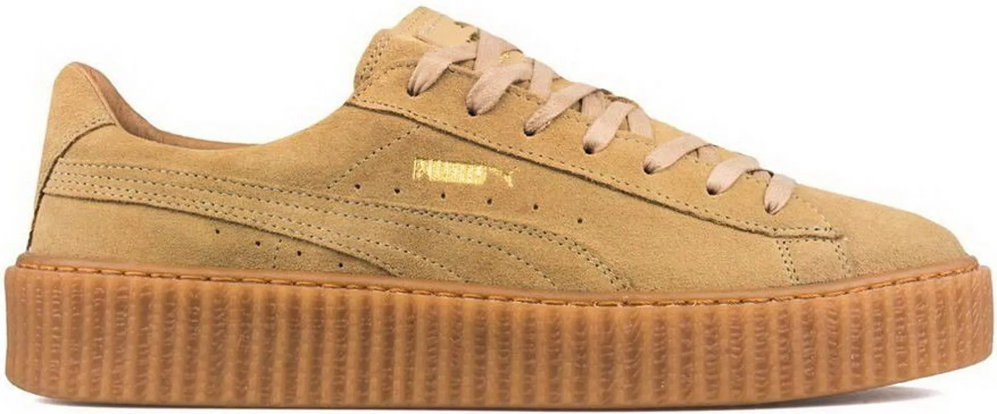 Фото № 1 с приближением к товару «‎Puma Suede Creeper Rihanna Fenty Oatmeal»