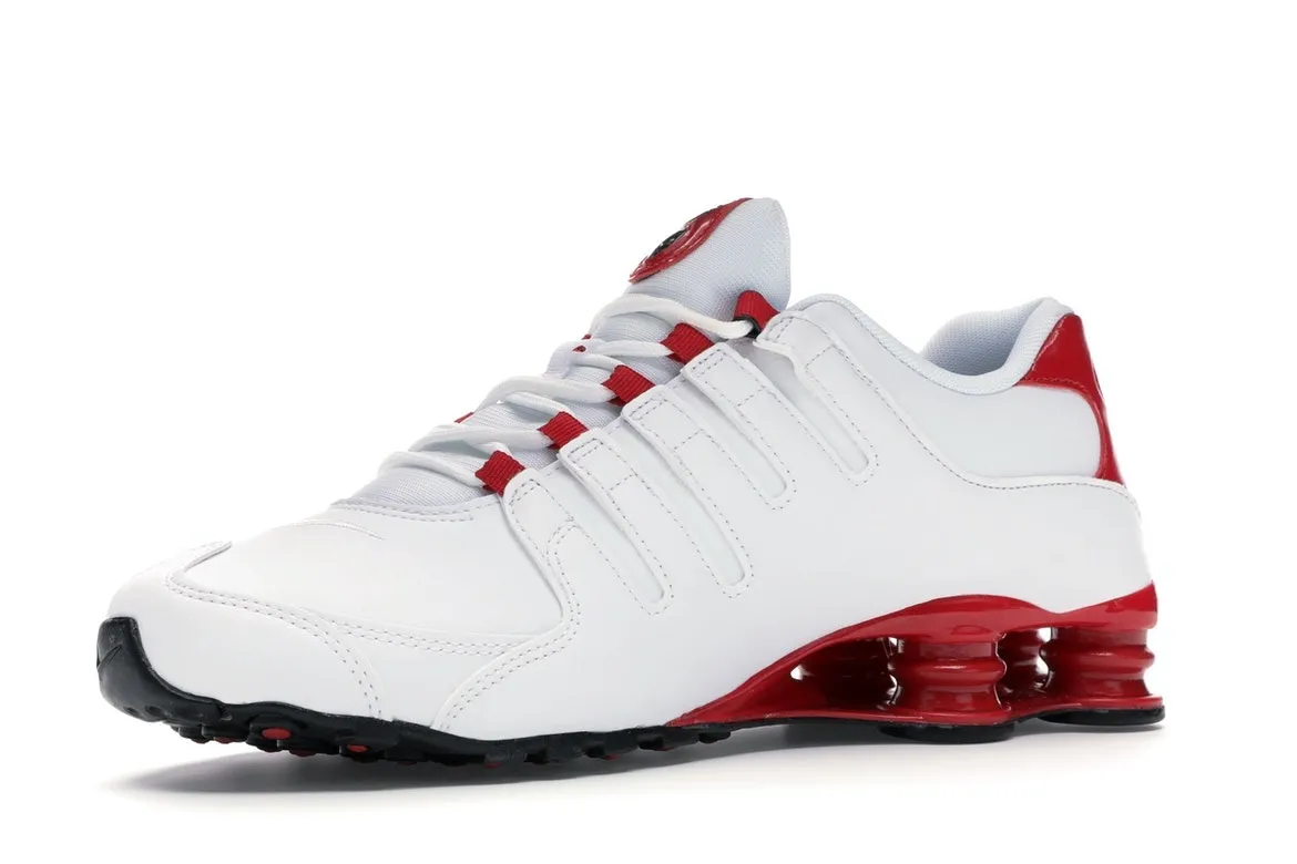Фото № 4 с приближением к товару «‎Nike Shox NZ White University Red»