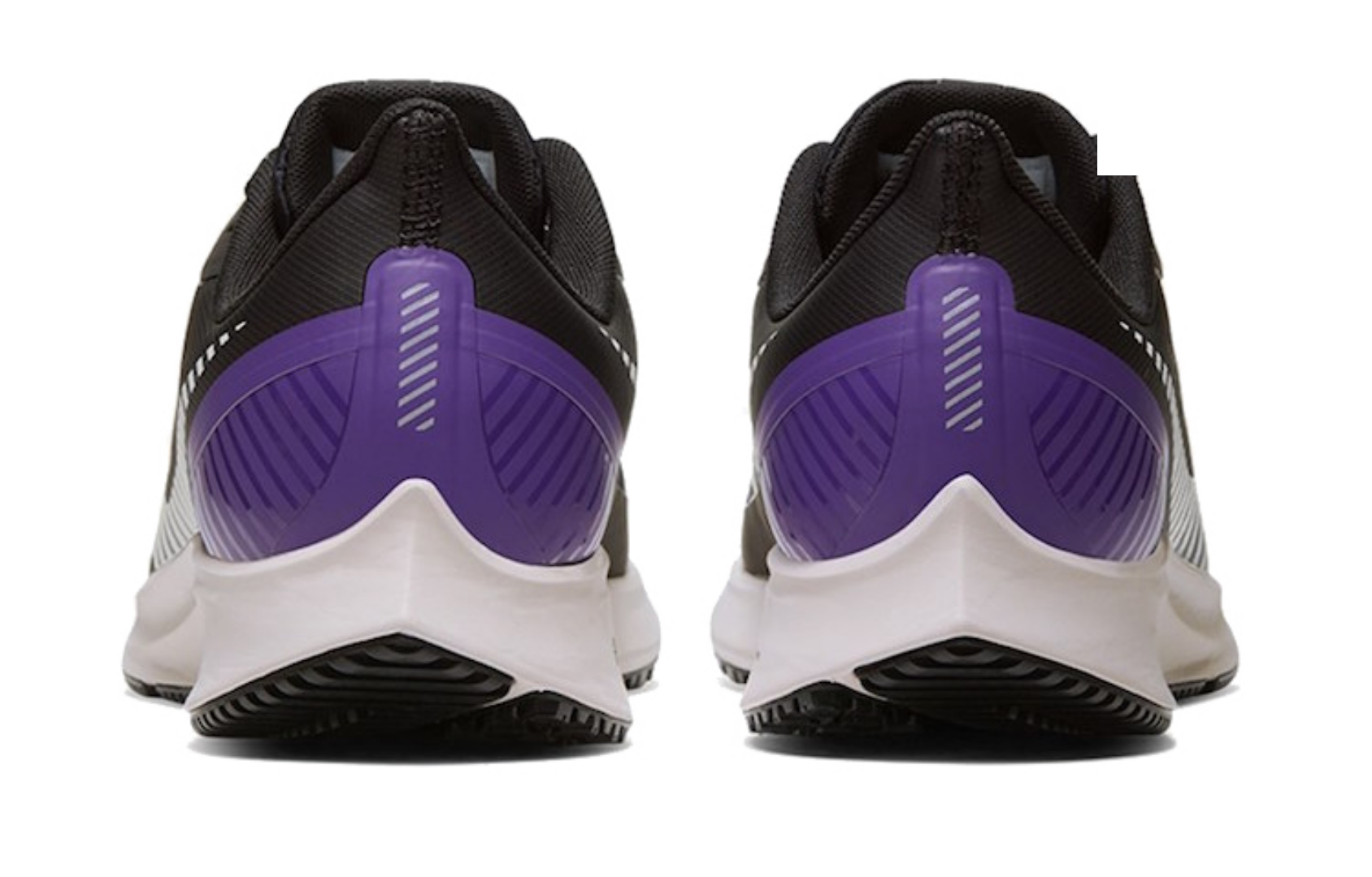 Фото № 4 с приближением к товару «‎Nike Wmns Air Zoom Pegasus 36 Shield 'Voltage Purple' BlackSilverDesert SandVoltage Purple»