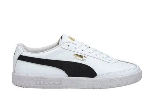 Фото № 1 с приближением к товару «‎Puma Oslo City White Black Gold»