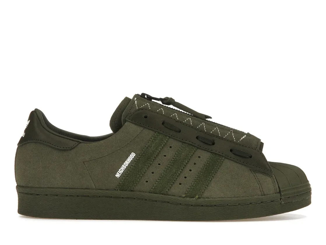 Фото № 1 с приближением к товару «‎adidas Superstar 80s Neighborhood Olive»