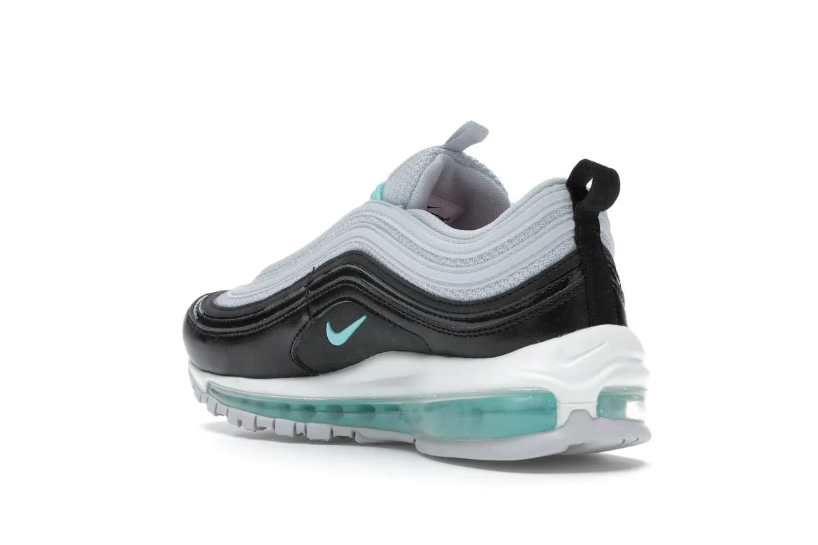 Фото № 6 с приближением к товару «‎Nike Air Max 97 Platinum Black Aurora Green »