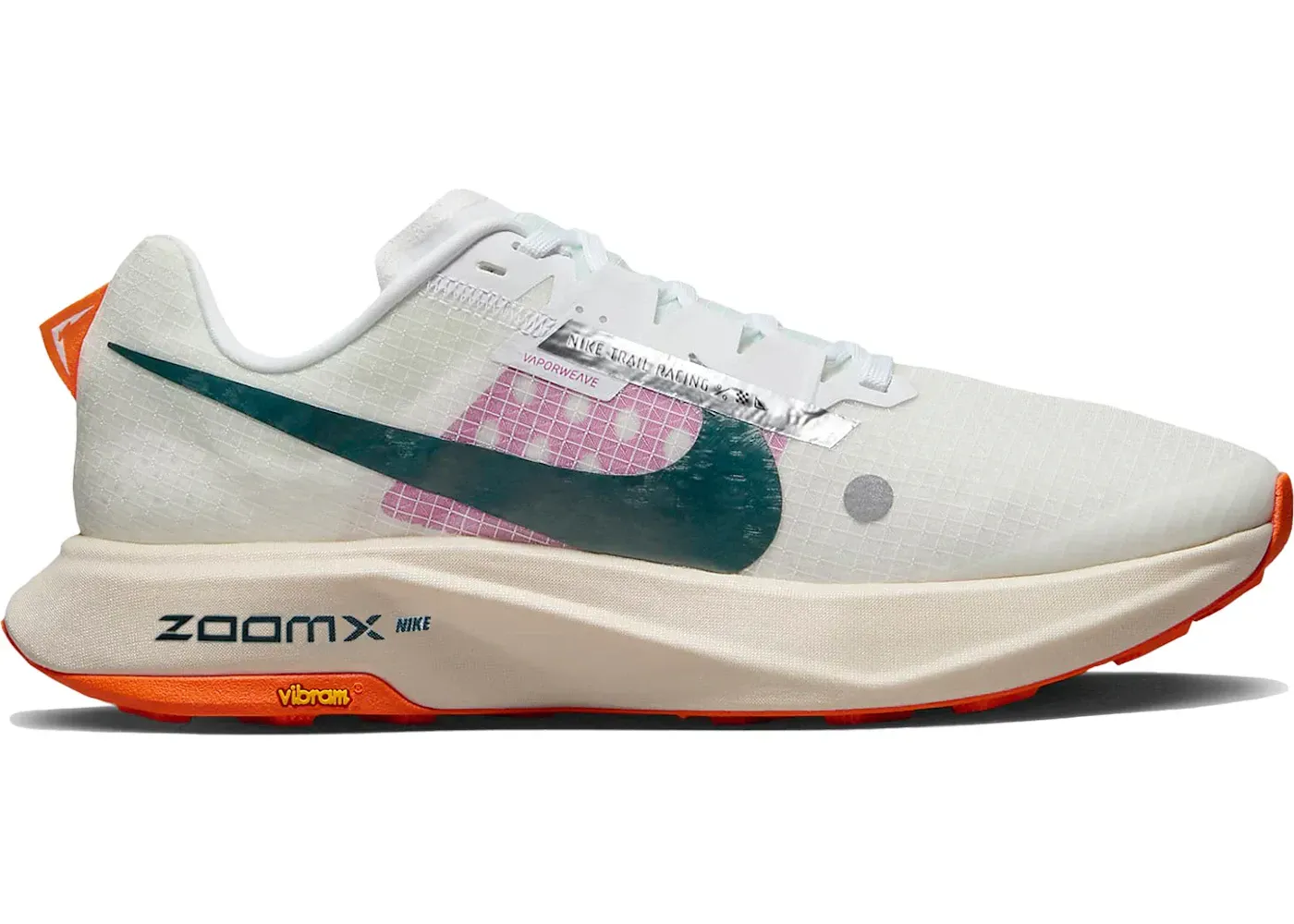 Фото № 1 с приближением к товару «‎Nike ZoomX Ultrafly White Safety Orange Vivid Grape»