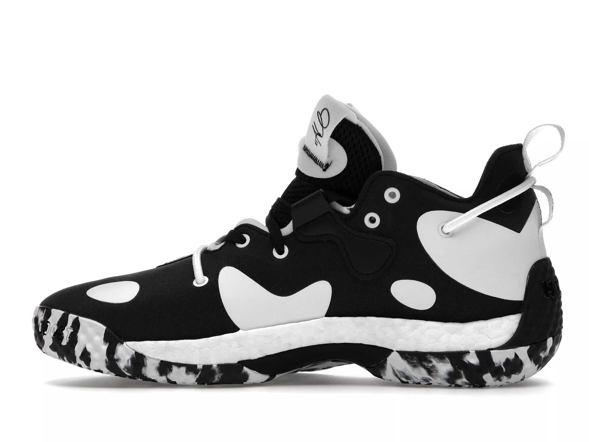 Фото № 4 с приближением к товару «‎adidas Harden Vol. 6 Black White»