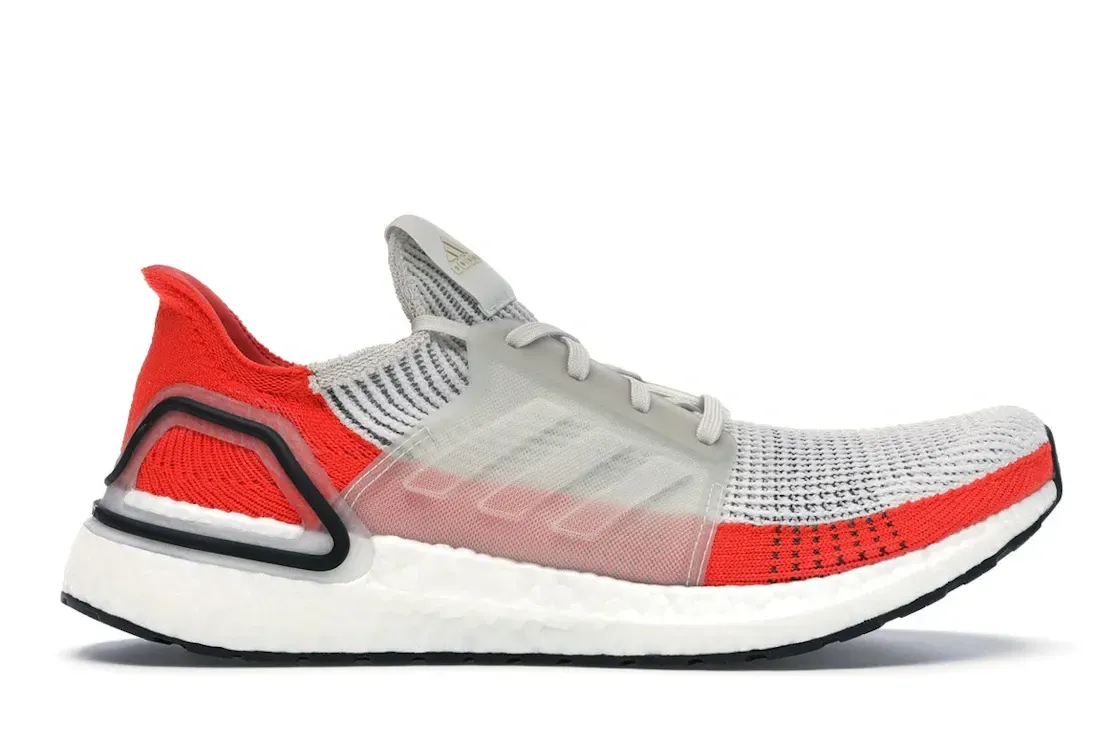 Фото № 1 с приближением к товару «‎adidas Ultra Boost 19 Raw White Active Orange»