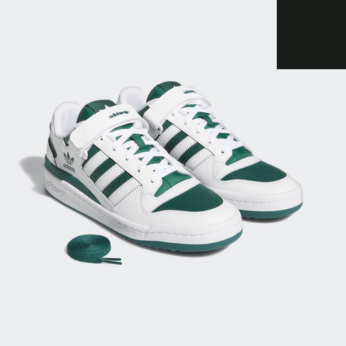 Фото № 3 с приближением к товару «‎adidas originals Forum Low Skate Shoes WhiteGreen»