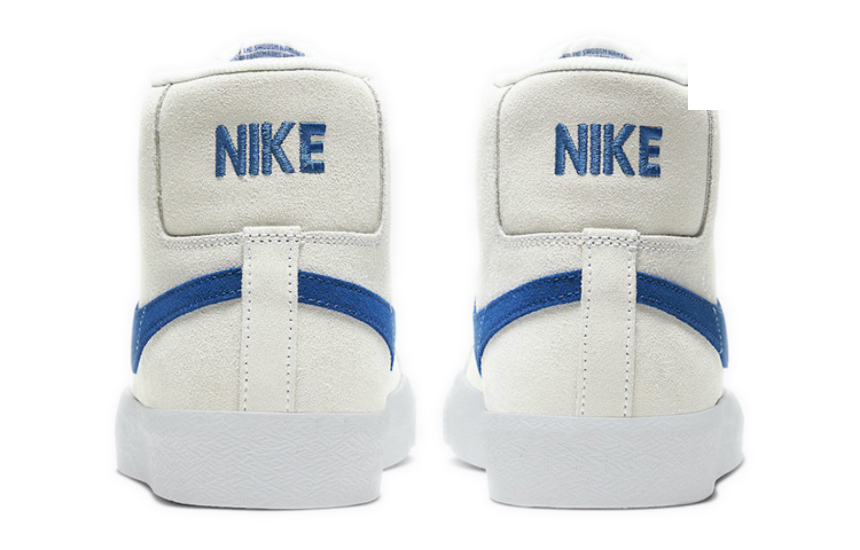 Фото № 4 с приближением к товару «‎Nike SB Zoom Blazer Mid White Team Royal»