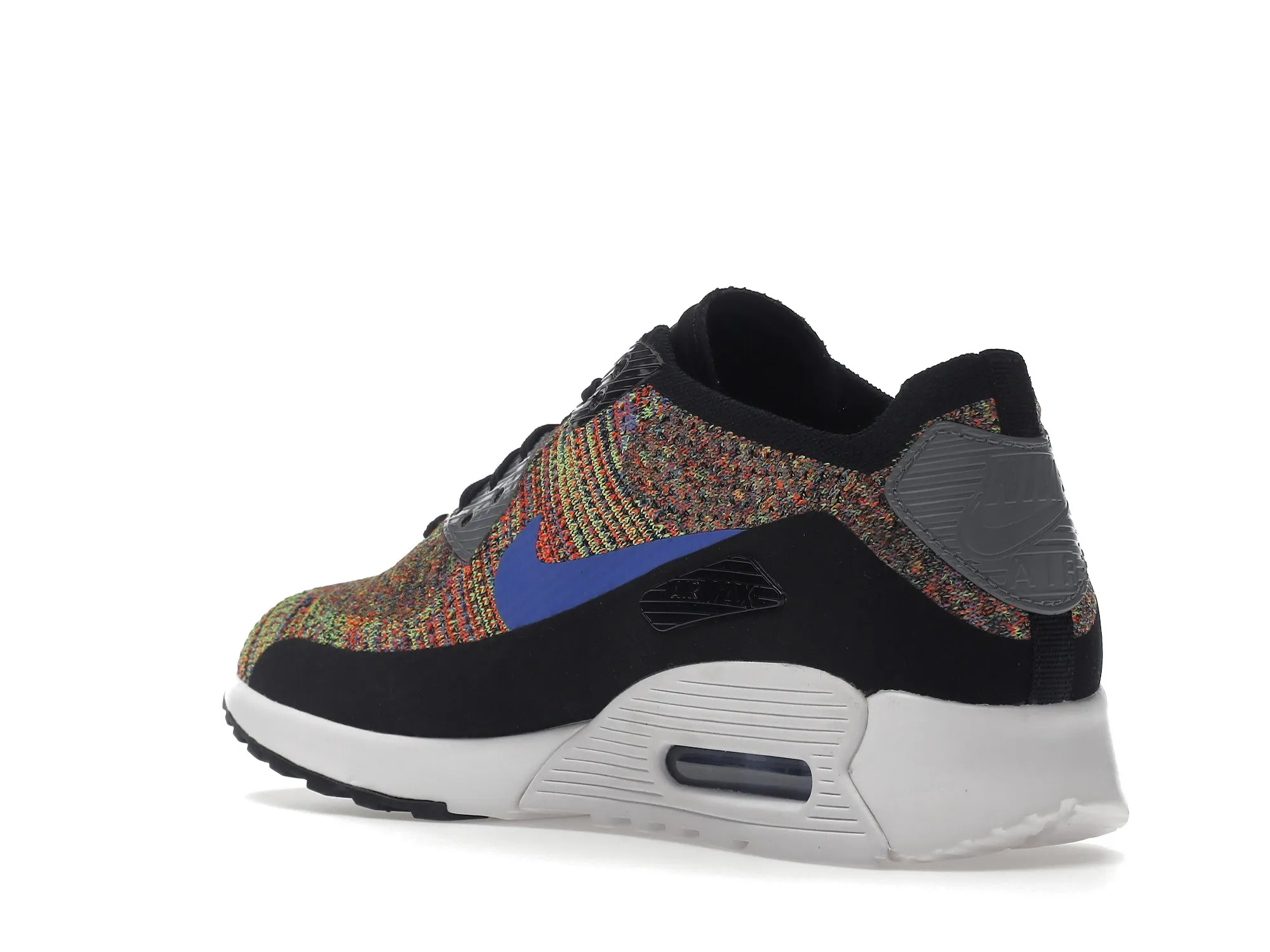 Фото № 6 с приближением к товару «‎Nike Air Max 90 Ultra 2.0 Flyknit Black Medium Blue Cool Grey »