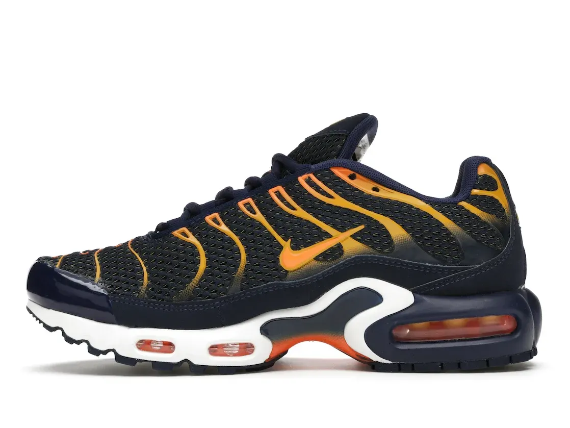 Фото № 3 с приближением к товару «‎Nike Air Max Plus Blue Void University Gold»