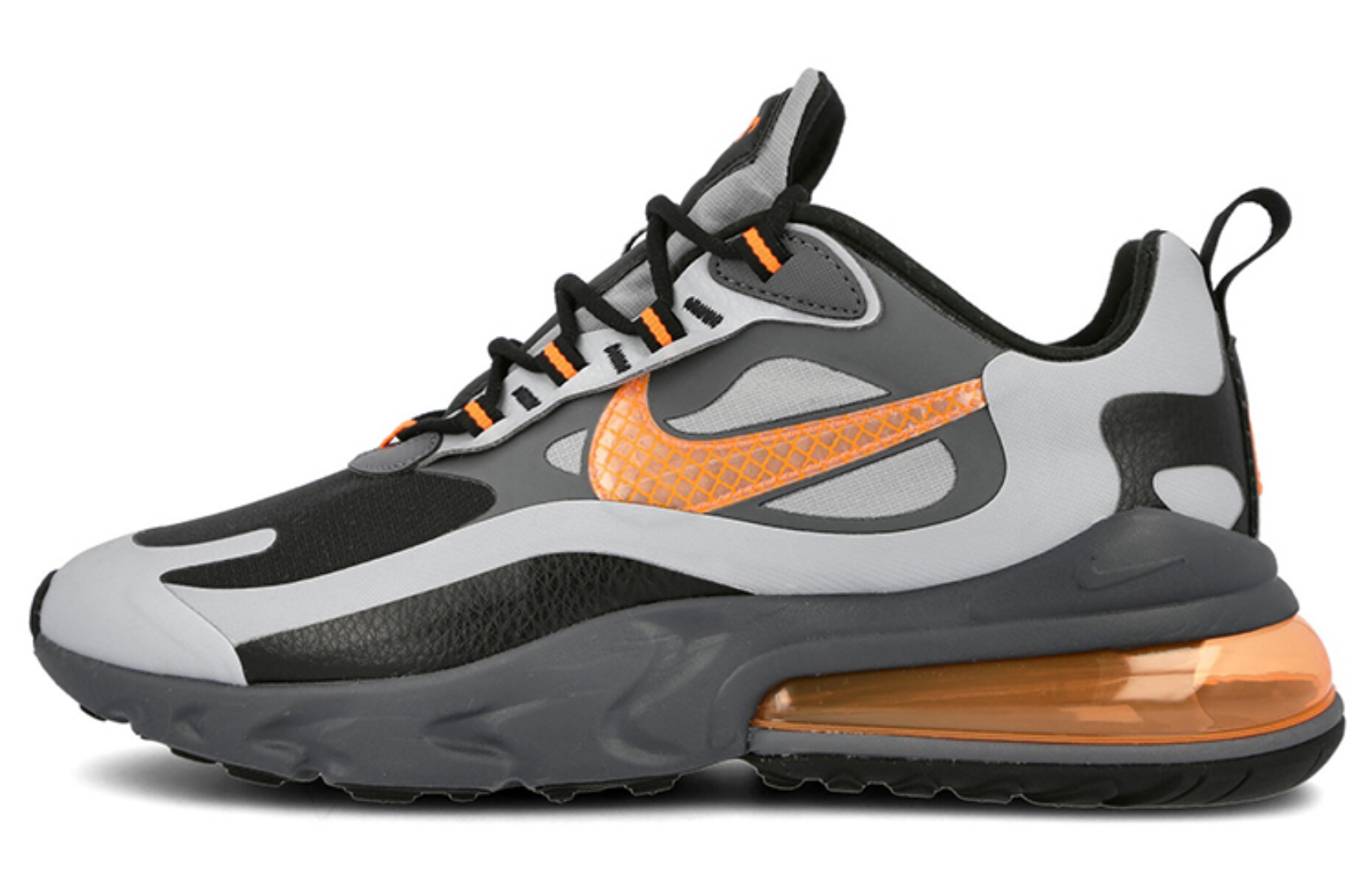 Фото № 1 с приближением к товару «‎Nike Air Max 270 React Winter Wolf Grey Total Orange»