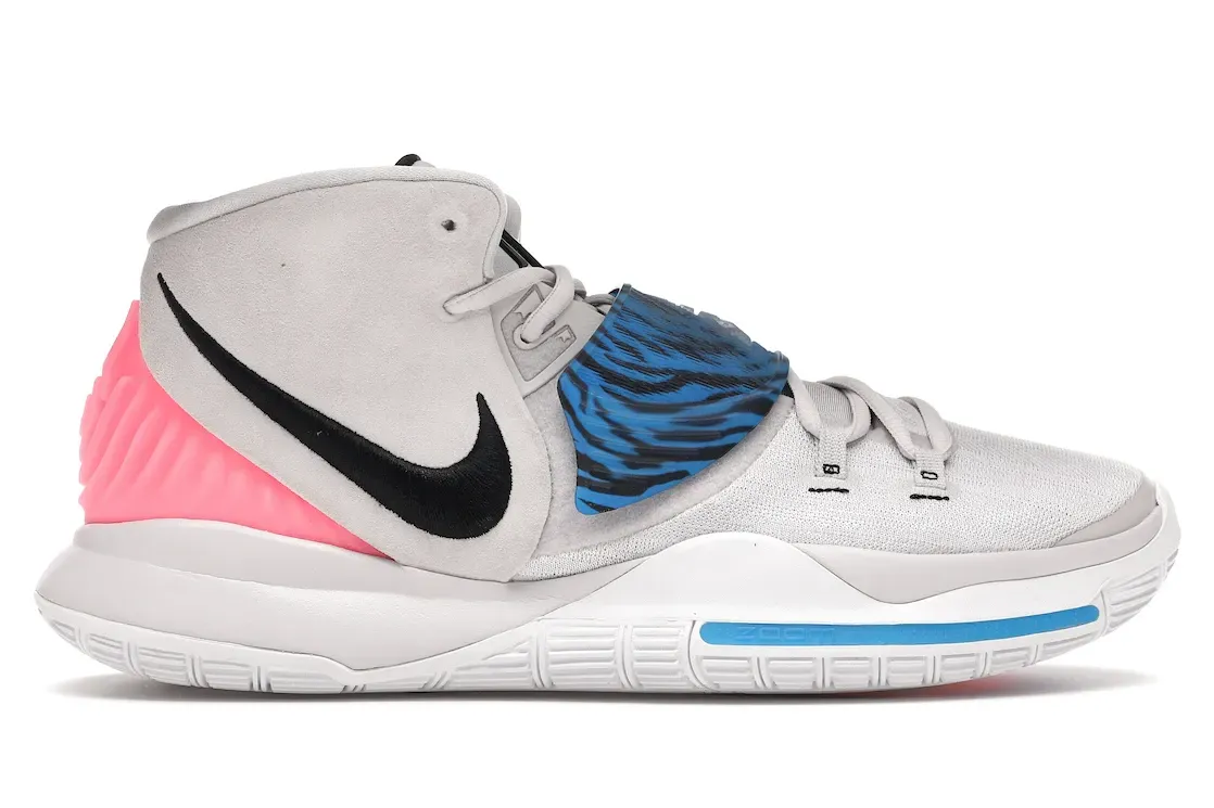 Фото № 1 с приближением к товару «‎Nike Kyrie 6 Animal Print Vast Grey»