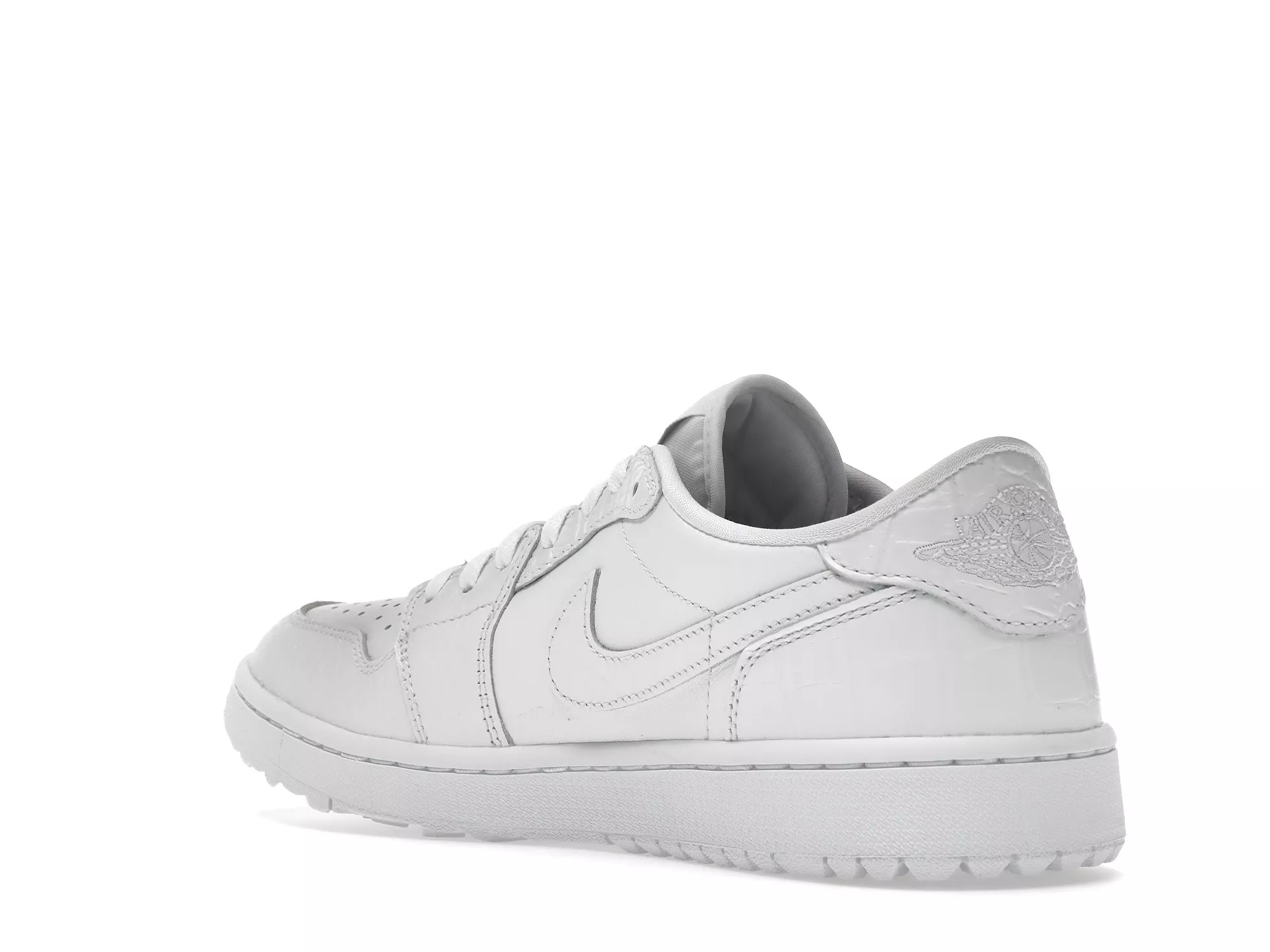 Фото № 6 с приближением к товару «‎Jordan 1 Retro Low Golf White Croc»