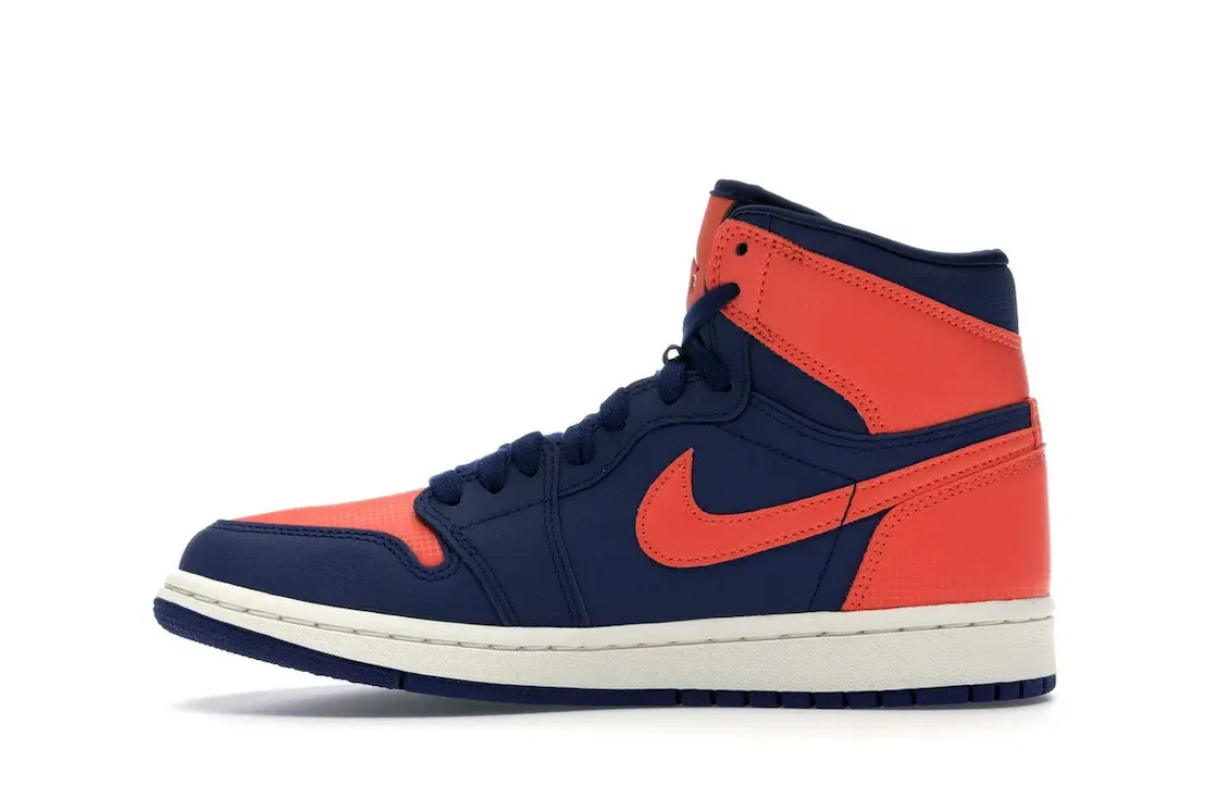 Фото № 3 с приближением к товару «‎Jordan 1 Retro High Blue Void Turf Orange »