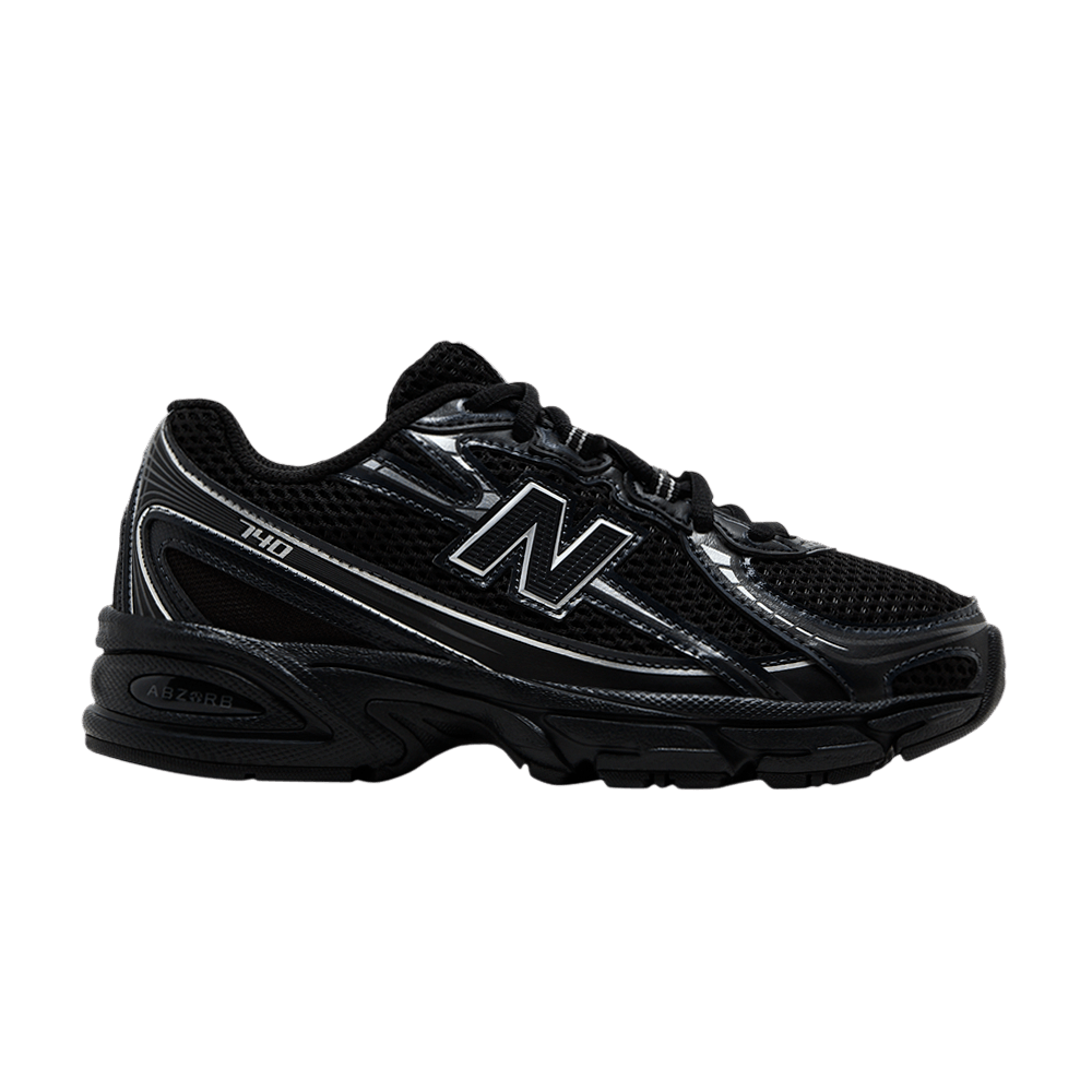 New Balance 740 Big Kid Black Silver Metallic