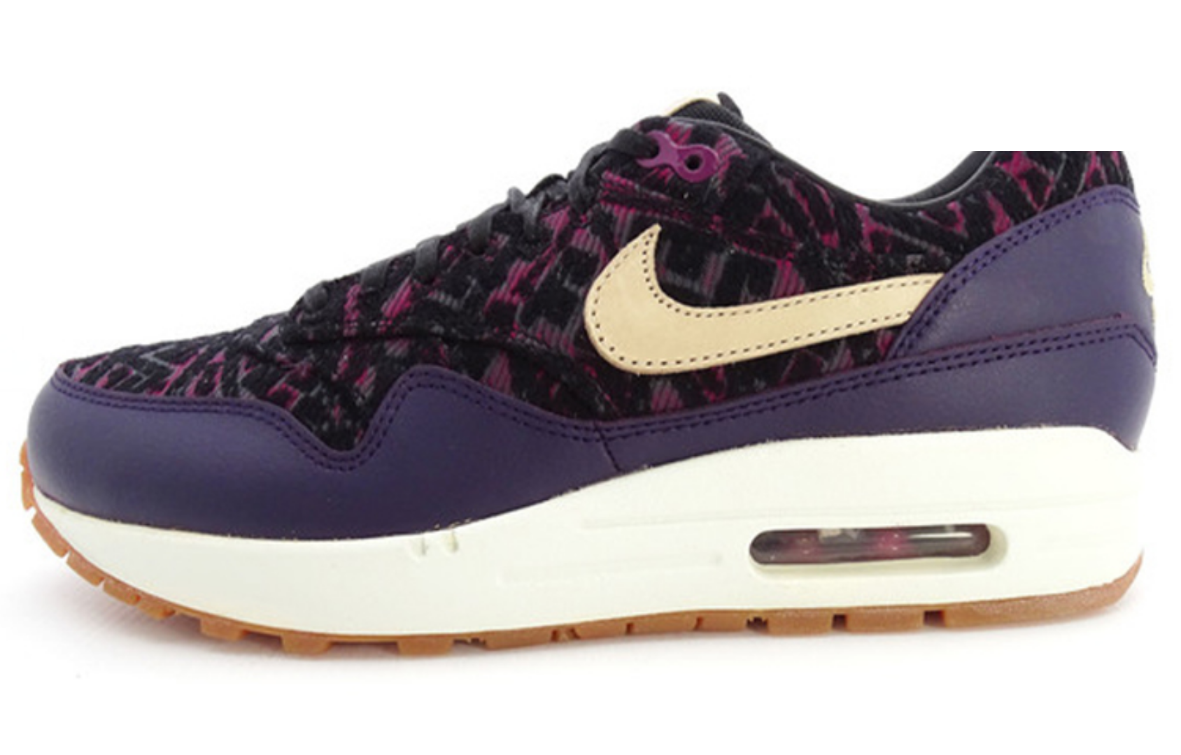 Фото № 1 с приближением к товару «‎Nike Wmns Air Max 1 PRM Low-Top Running Shoes Purple»