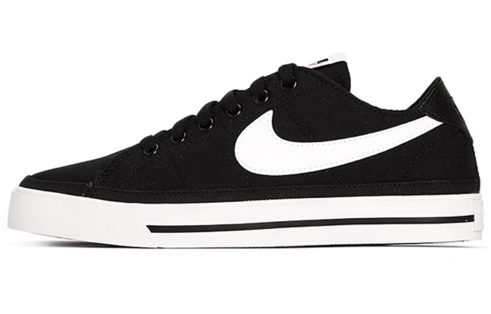 Фото № 1 с приближением к товару «‎Nike Court Legacy Canvas shoes BlackWhite»