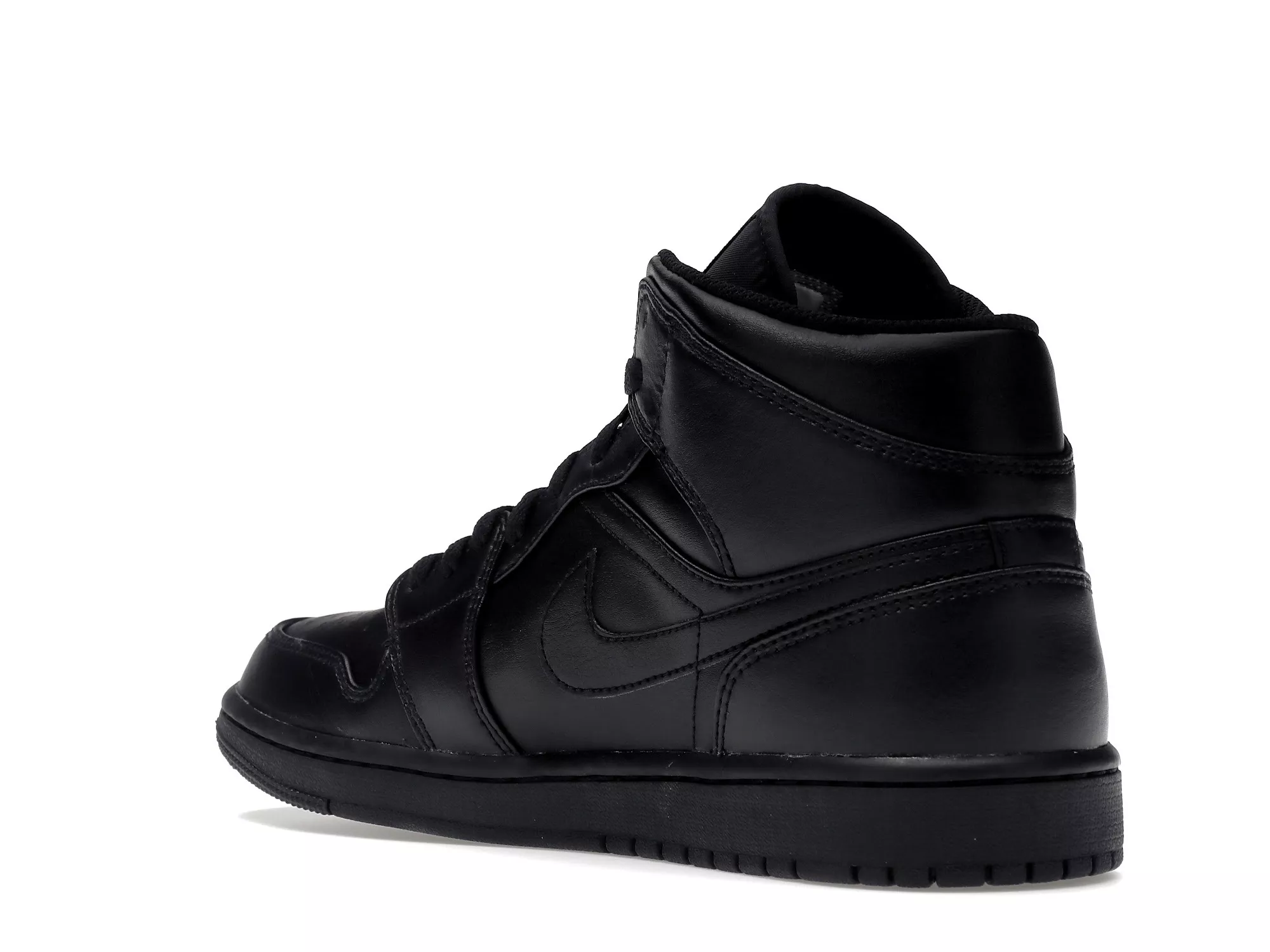 Фото № 5 с приближением к товару «‎Jordan 1 Mid Triple Black (2022)»