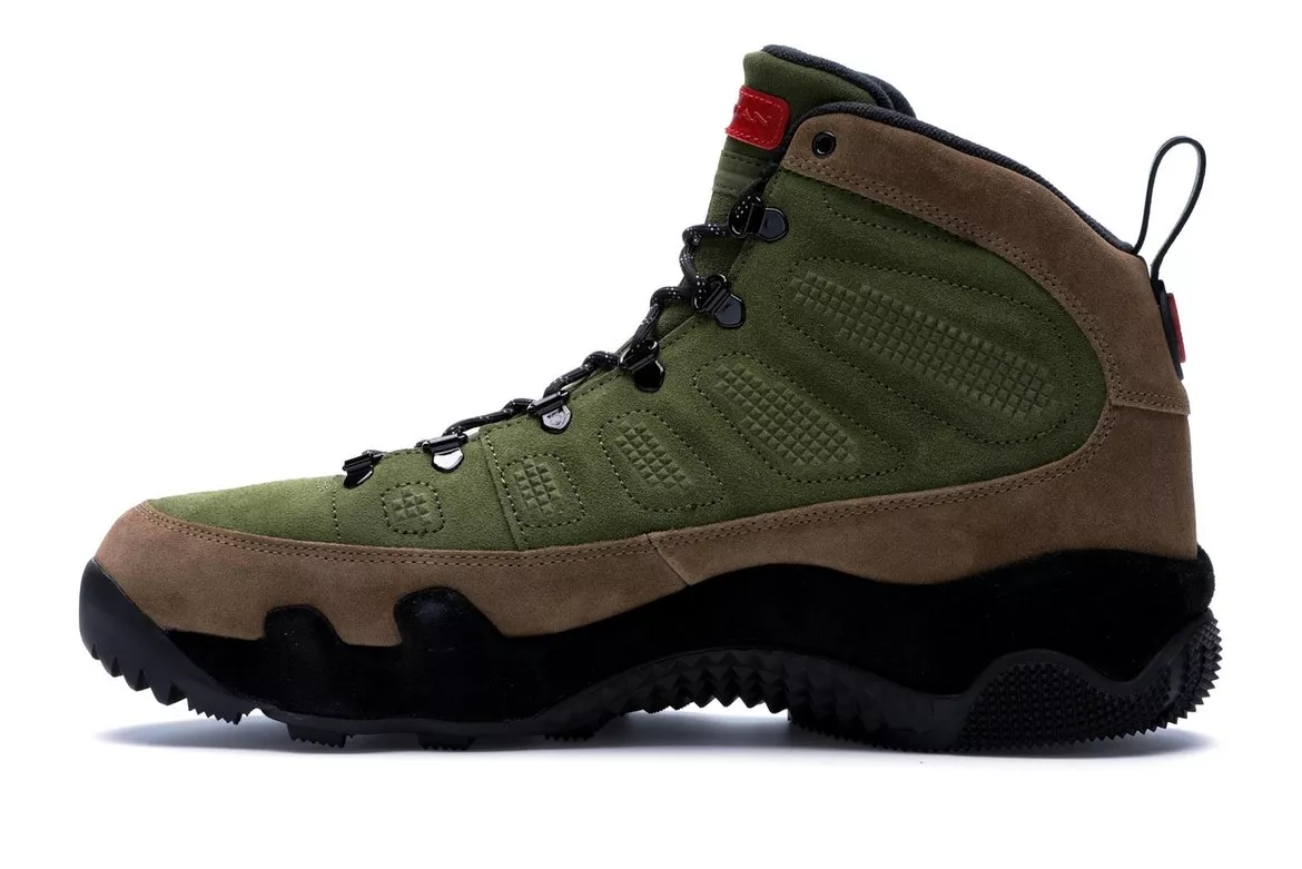 Фото № 2 с приближением к товару «‎Jordan 9 Retro Boot Military Brown»