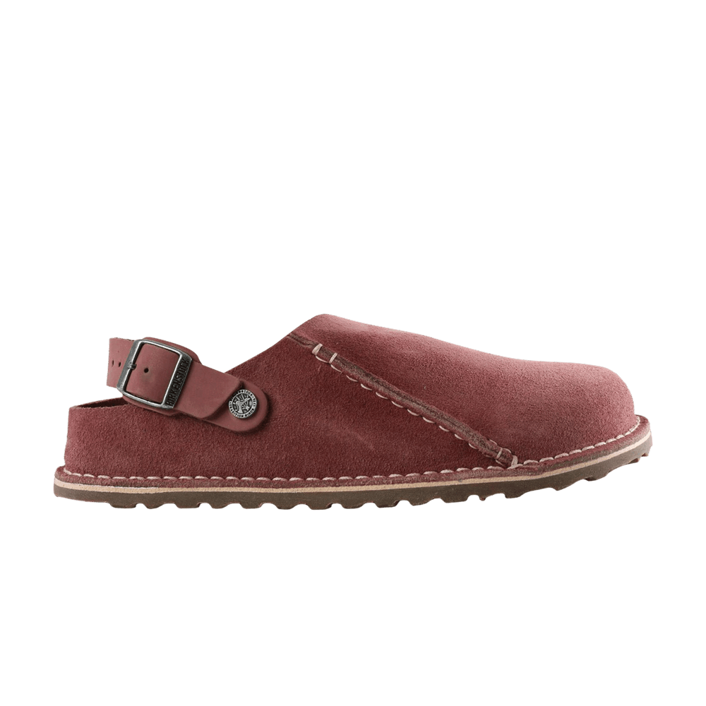 Birkenstock Lutry Premium Suede Leather Medium Sandal Pepper