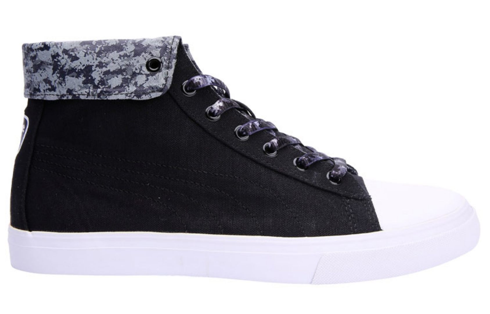 Фото № 2 с приближением к товару «‎Puma Rap Mid Graphic Lace Idp Sneakers BlackWhite»
