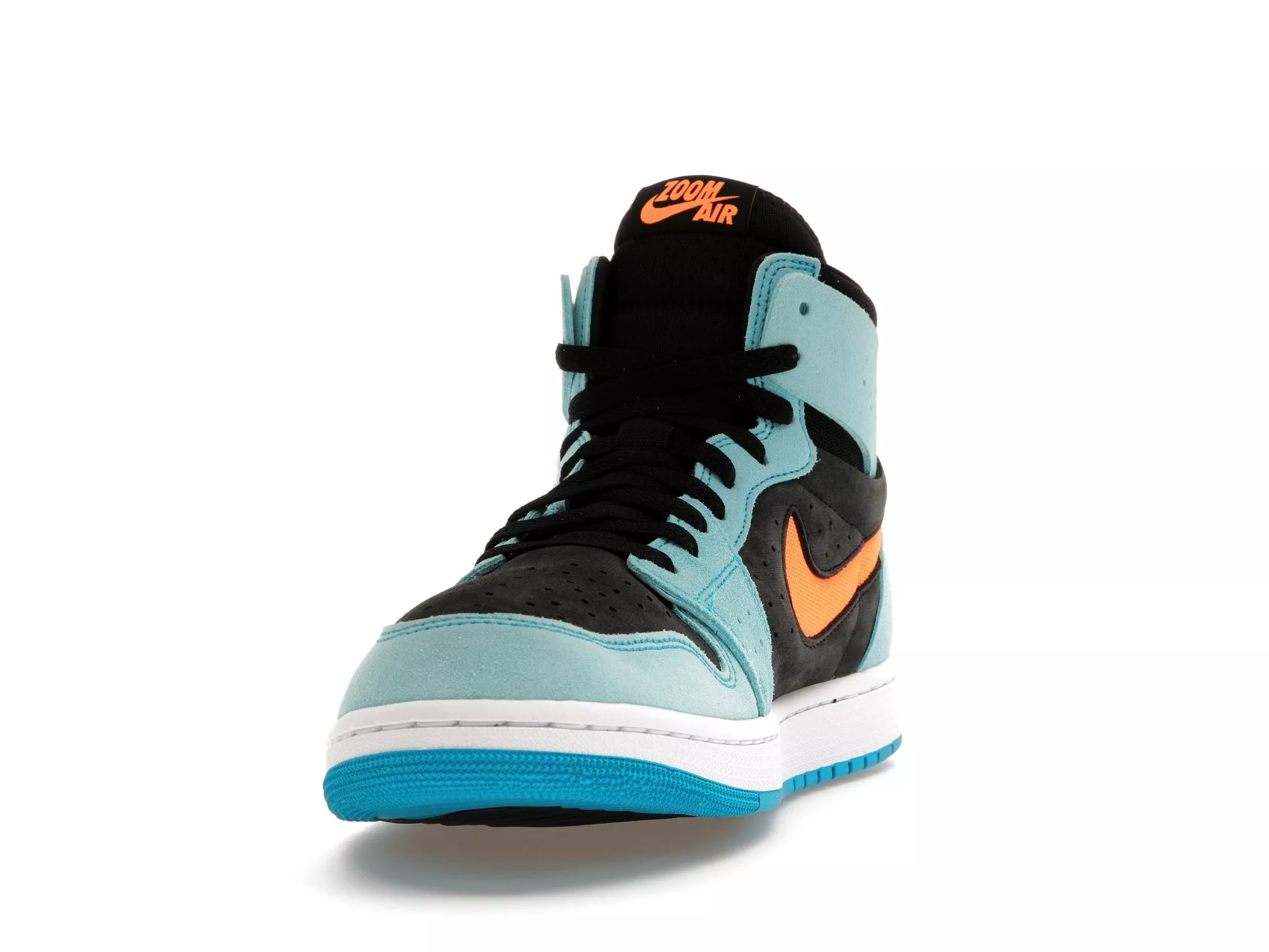 Jordan 1 Zoom CMFT 2 | Size: 12 | Bleached Aqua/Bright Citrus JORDAN BRAND AIR JORDAN 1 ZM AIR CMFT 2 BLEACHED AQUA/BRIGHT  main image 3