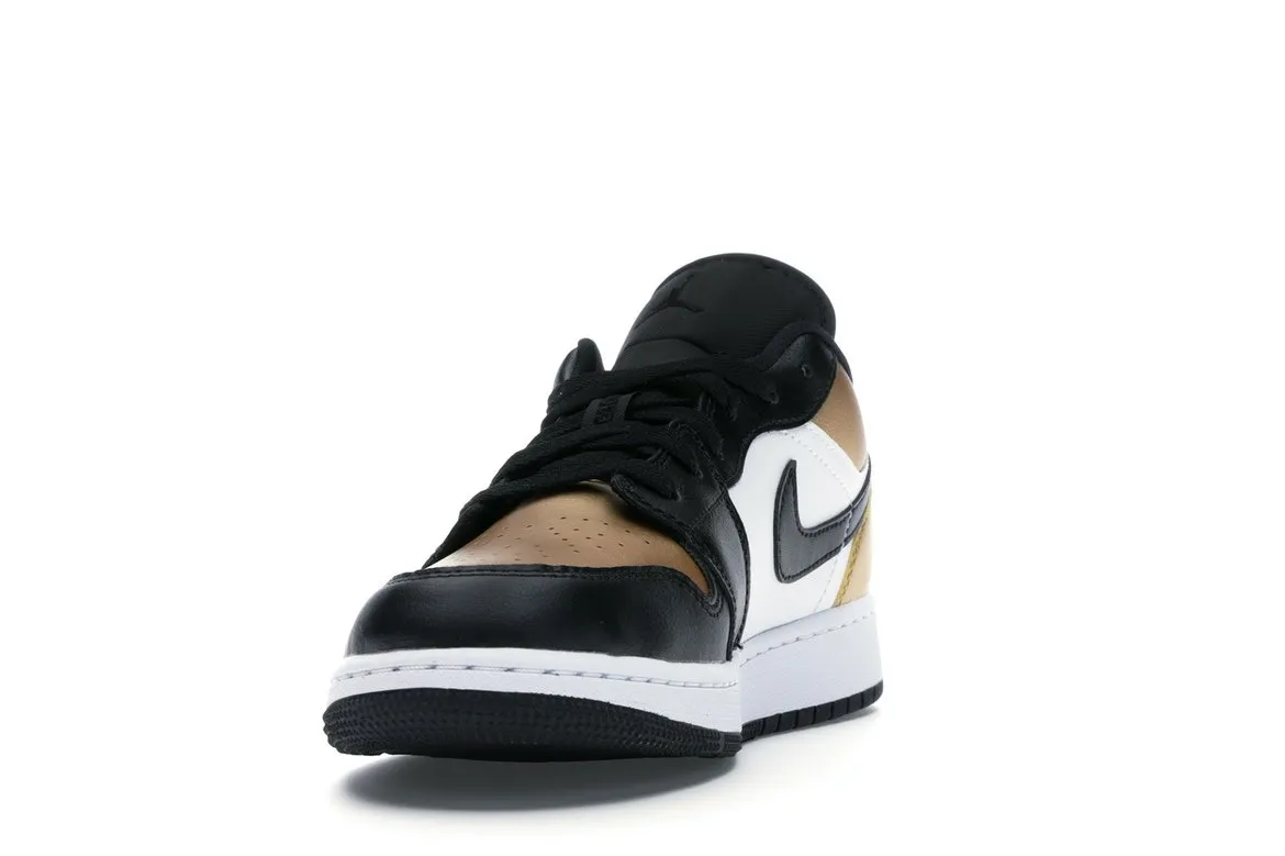 Фото № 4 с приближением к товару «‎Jordan 1 Low Gold Toe »