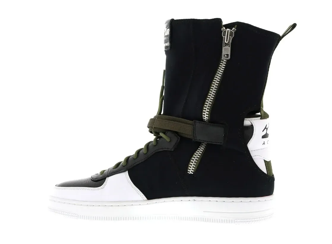 Фото № 3 с приближением к товару «‎Nike Air Force 1 Downtown Acronym Black White»