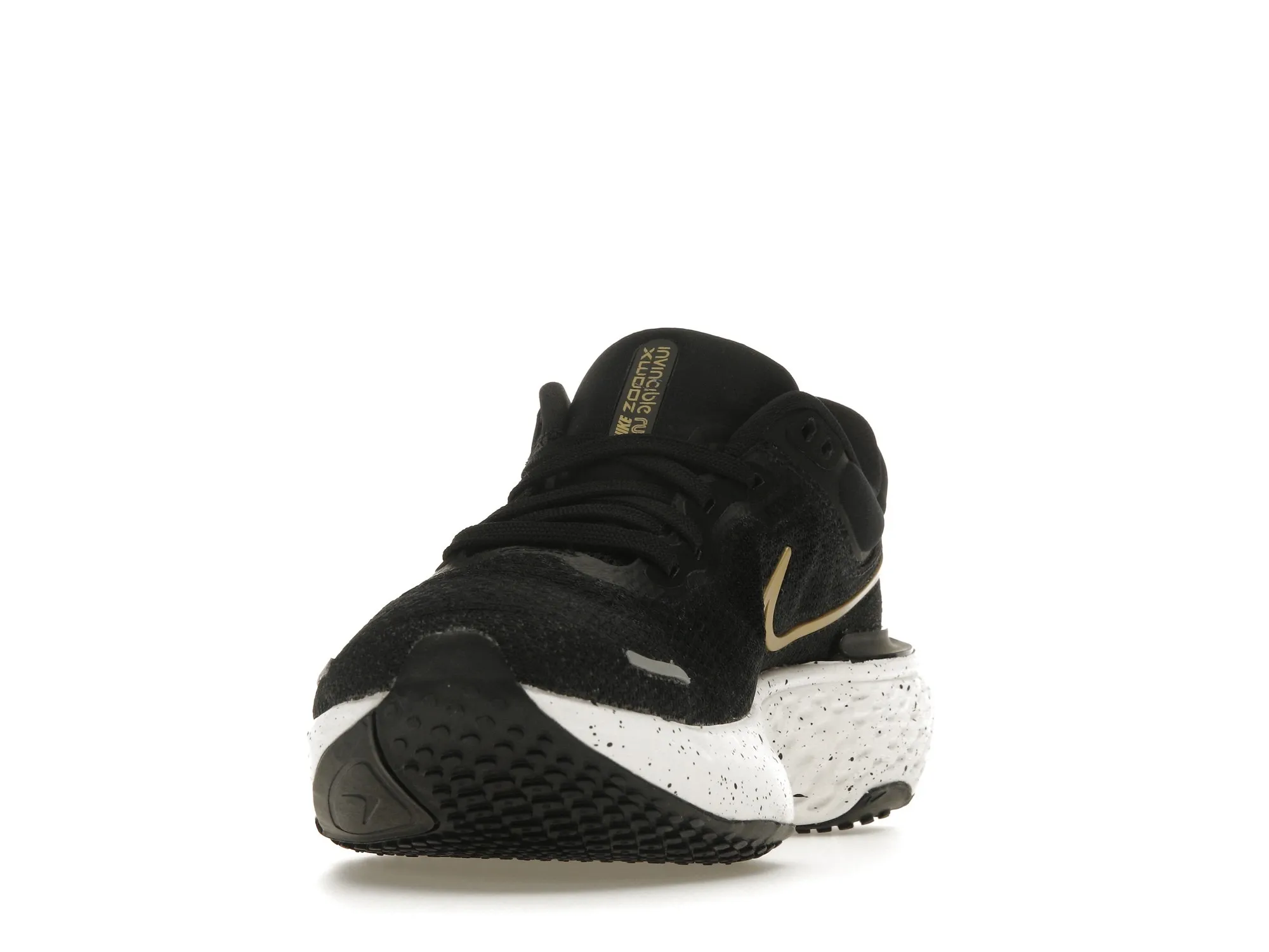 Фото № 3 с приближением к товару «‎Nike ZoomX Invincible Run Flyknit Black Metallic Gold »