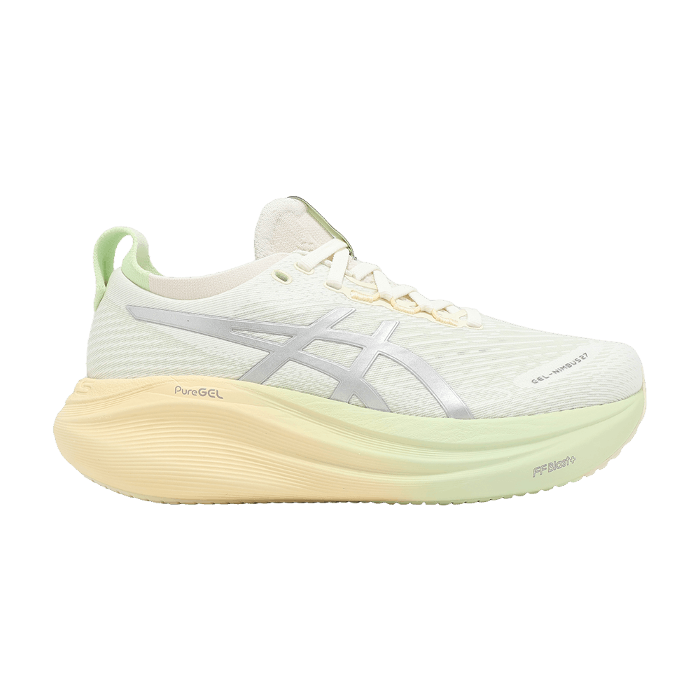 Asics Women's Gel Nimbus 27 Lite Show Cream Silver Green