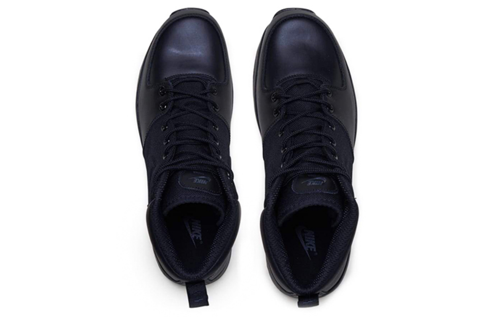 Фото № 3 с приближением к товару «‎Nike ACG Manoa Leater TXT High-Top Running Shoes Black»