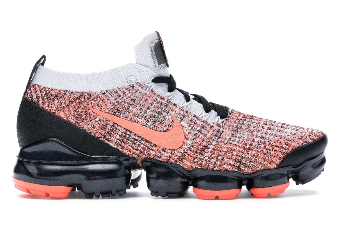 Фото № 1 с приближением к товару «‎Nike Air VaporMax Flyknit 3 Bright Mango Pure Platinum»