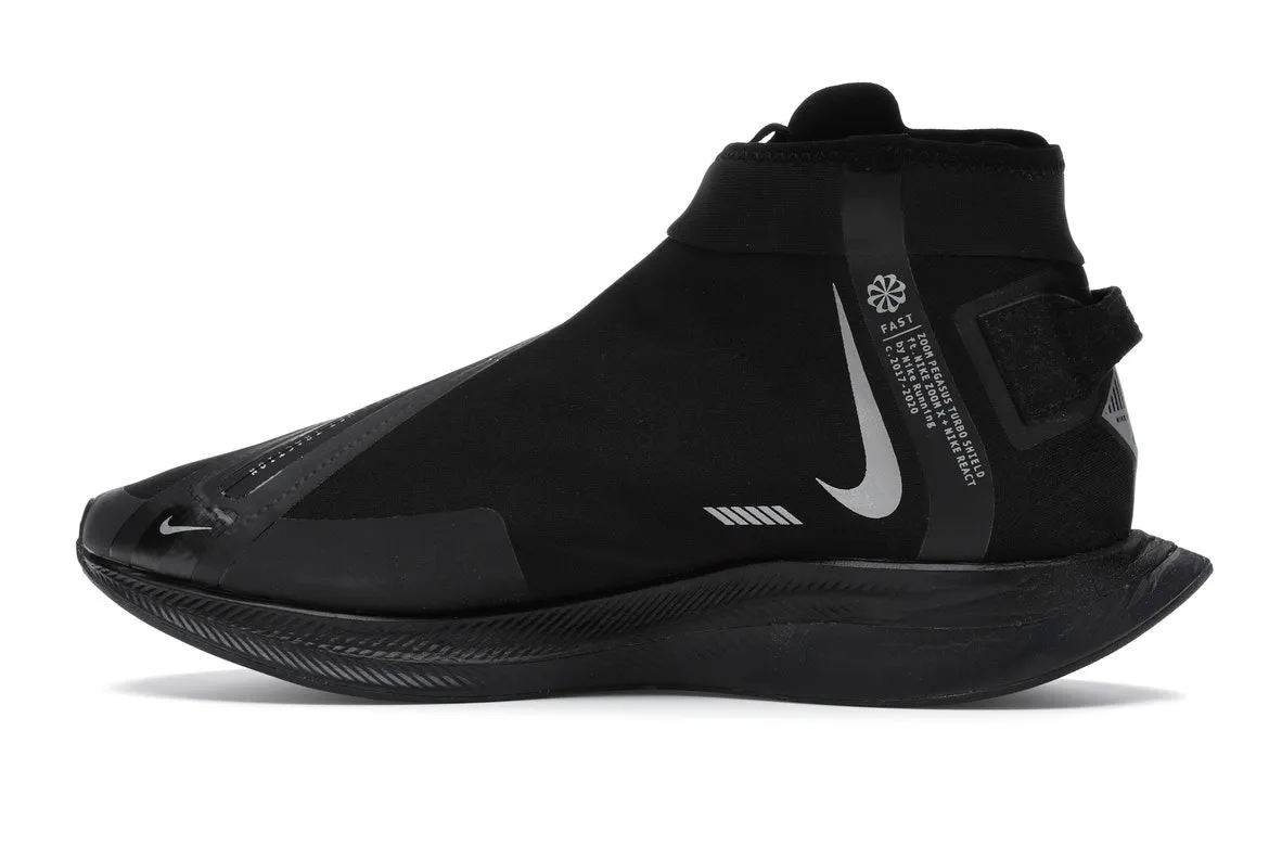 Фото № 5 с приближением к товару «‎Nike Zoom Pegasus Turbo Shield Black/Black»