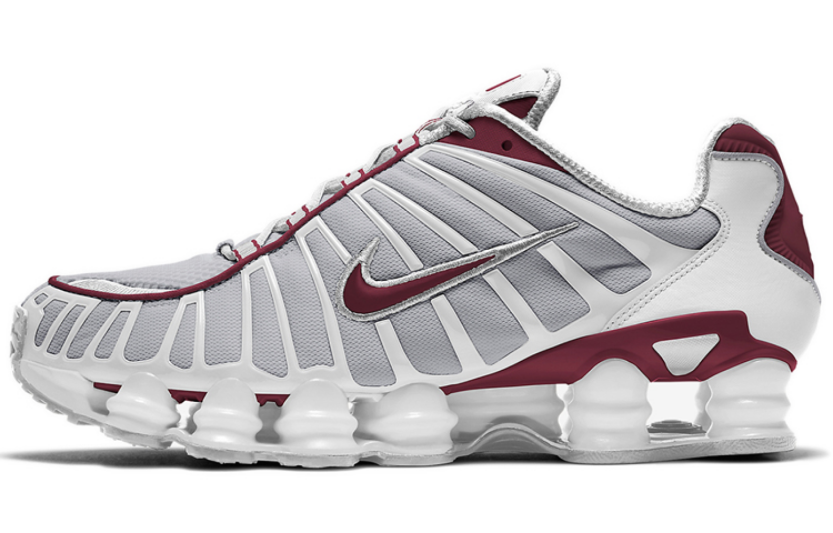 Фото № 1 с приближением к товару «‎Nike Shox TL GreyWhiteRed»