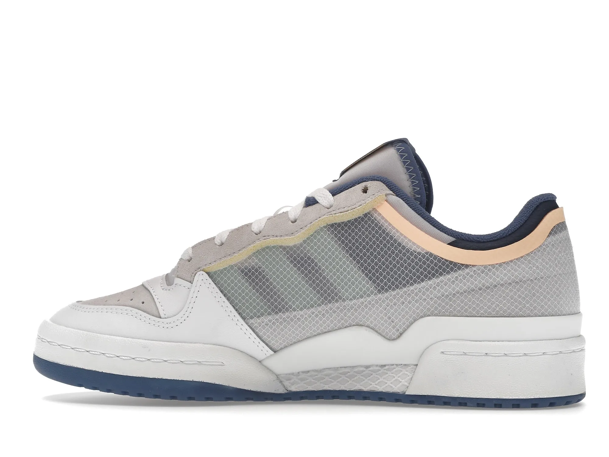 Фото № 5 с приближением к товару «‎adidas Forum Low TT Cloud White Acid Orange Crew Blue»