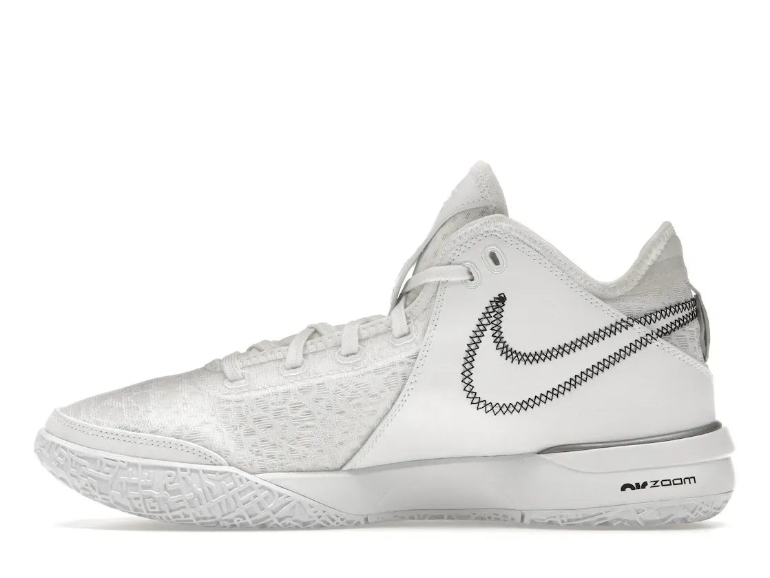 Фото № 3 с приближением к товару «‎Nike Zoom LeBron NXXT Gen White Metallic Silver»