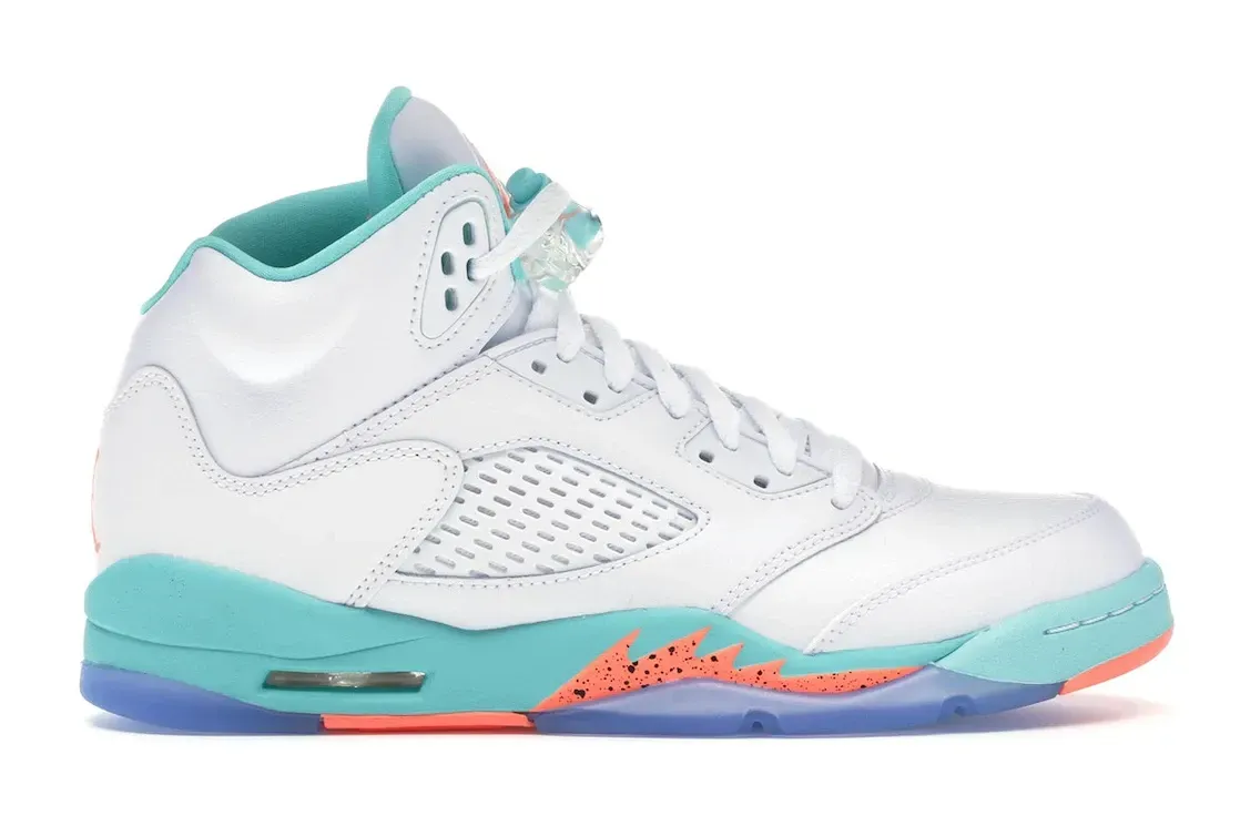 Фото № 1 с приближением к товару «‎Jordan 5 Retro Light Aqua »