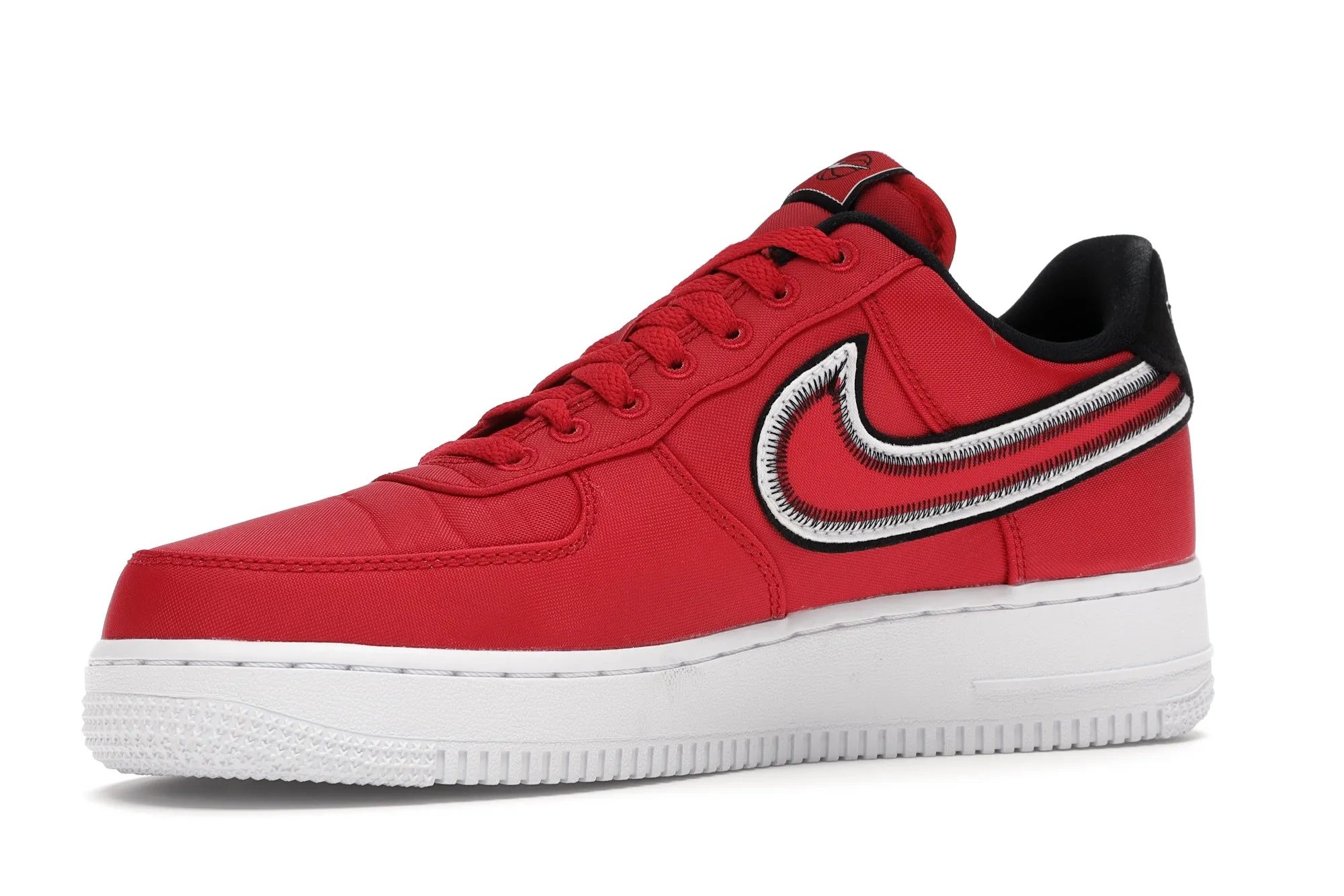 Фото № 3 с приближением к товару «‎Nike Air Force 1 Low Reverse Stitch University Red»